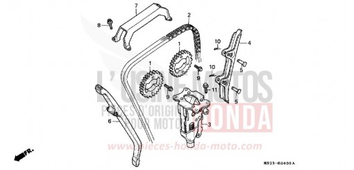 CHAINE A CAMES/TENDEUR CBR1000FL de 1990